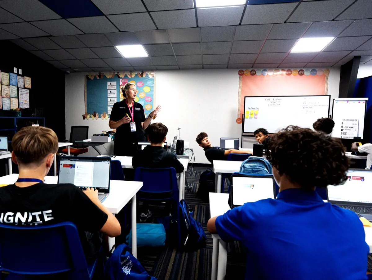 Classroom learning at DME Academy